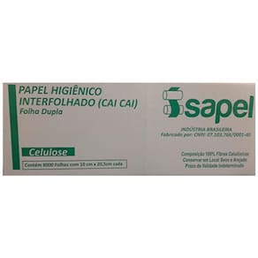 Papel Higienico Cai Cai Fl Dupla C/8000 Isapel