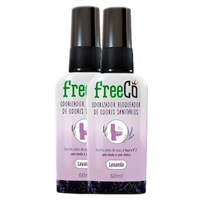 Kit 2 Bloqueador de Odores Sanitários FreeCô Lavanda 60ml