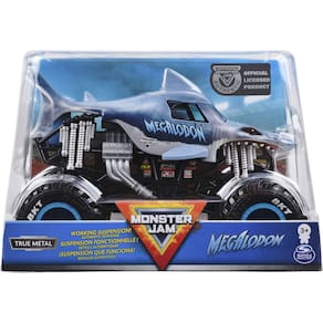 Brinquedo Monster Truck Monster Jam Megalodon 1:24 fundido sob pressão