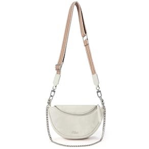 Bolsa tiracolo CLUCI Sling Bag para mulheres em couro branco