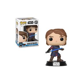 Figura colecionável Funko Pop Star Wars Clone Wars Anakin