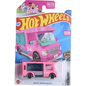 Toy Hot Wheels Barbie Dream Camper 1:64 em escala fundida