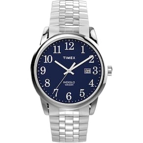 Relógio Timex Easy Reader Classic 38 mm prateado para homens