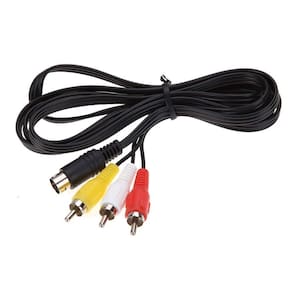 Cabo de fio AV de áudio e vídeo de 9 pinos para RCA para Genesis 2 3