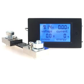 Wattimetro, Voltimetro, Amperimetro Dc 6,5100V 100A C/Shunt