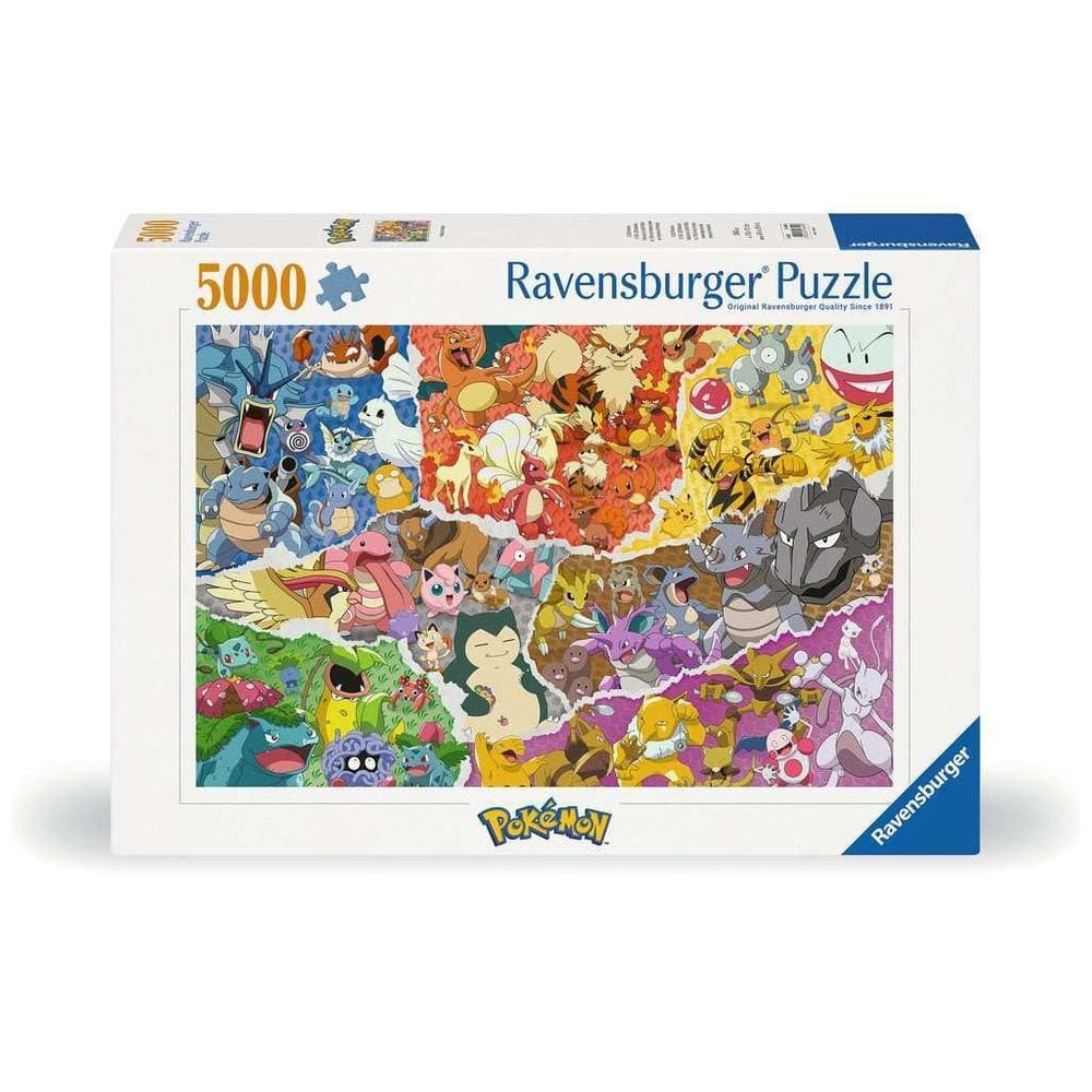 Quebra-cabeça Ravensburger Pokémon 5000 peças para maiores de 12 anos