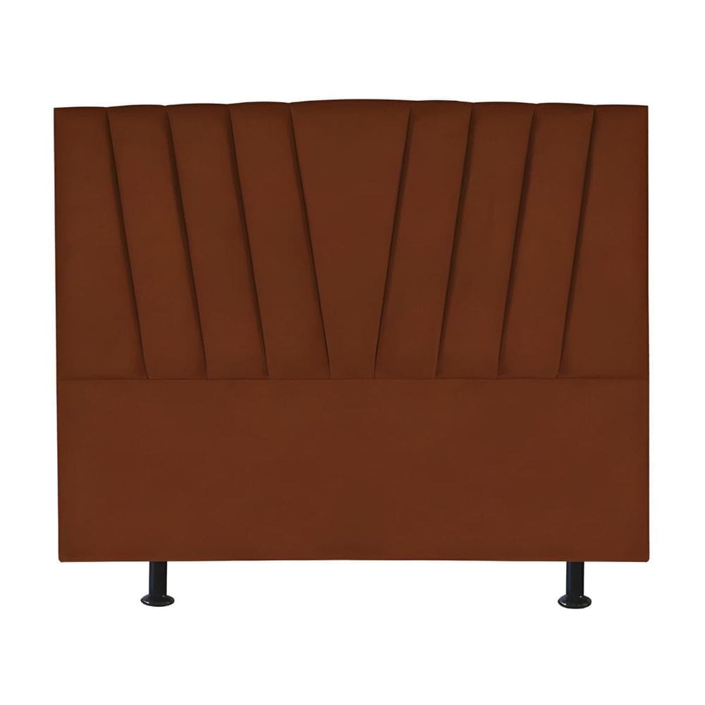 Cabeceira Estofada Cama Casal Queen Size 160 cm Louise Veludo