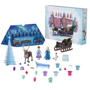 Calendário do Advento de Brinquedos Mattel Disney Frozen Anna & Elsa 2024