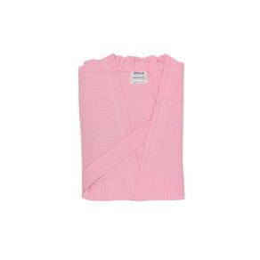 Roupão Piquê 100% Algodão Briza Rosa 5008 Tam Gg