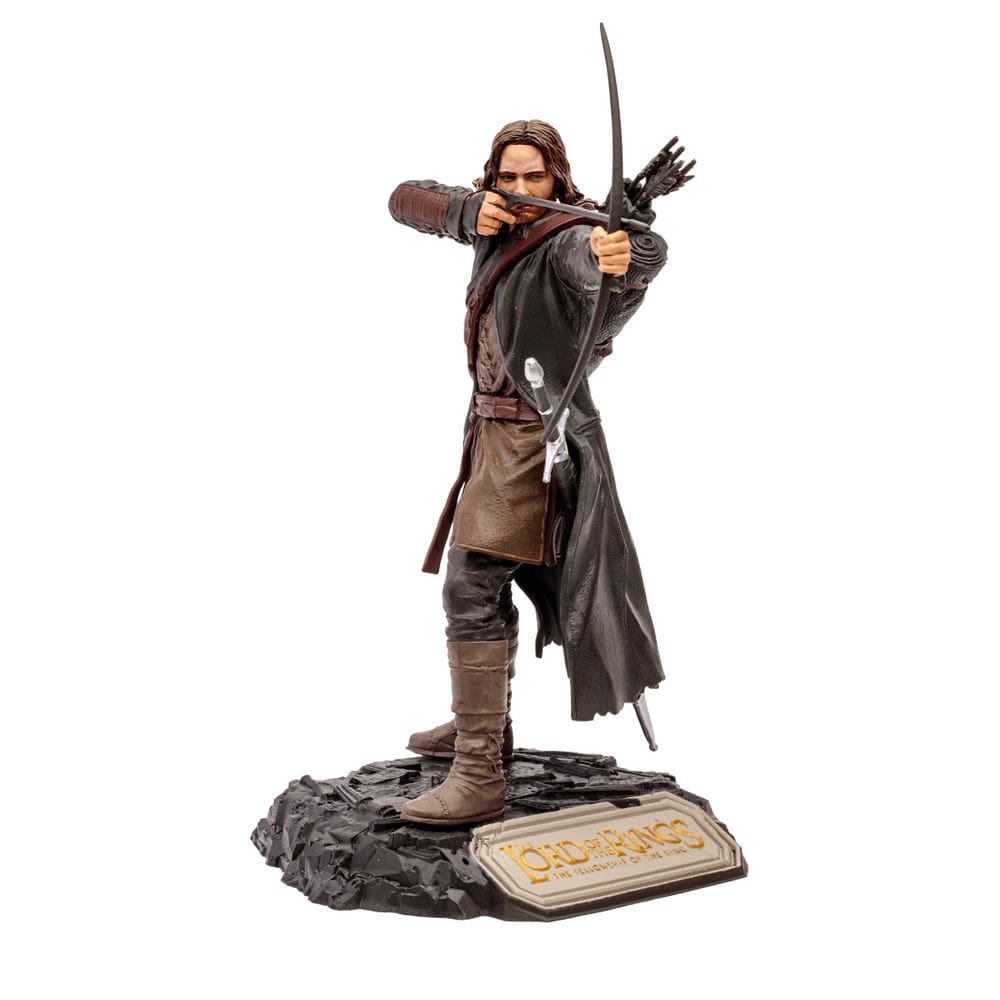 Boneco de ação McFarlane Toys WB 100 Aragorn 15cm O Senhor dos Anéis