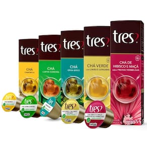 Kit Chá Três Corações - 50 Cápsulas | Sabores Variados