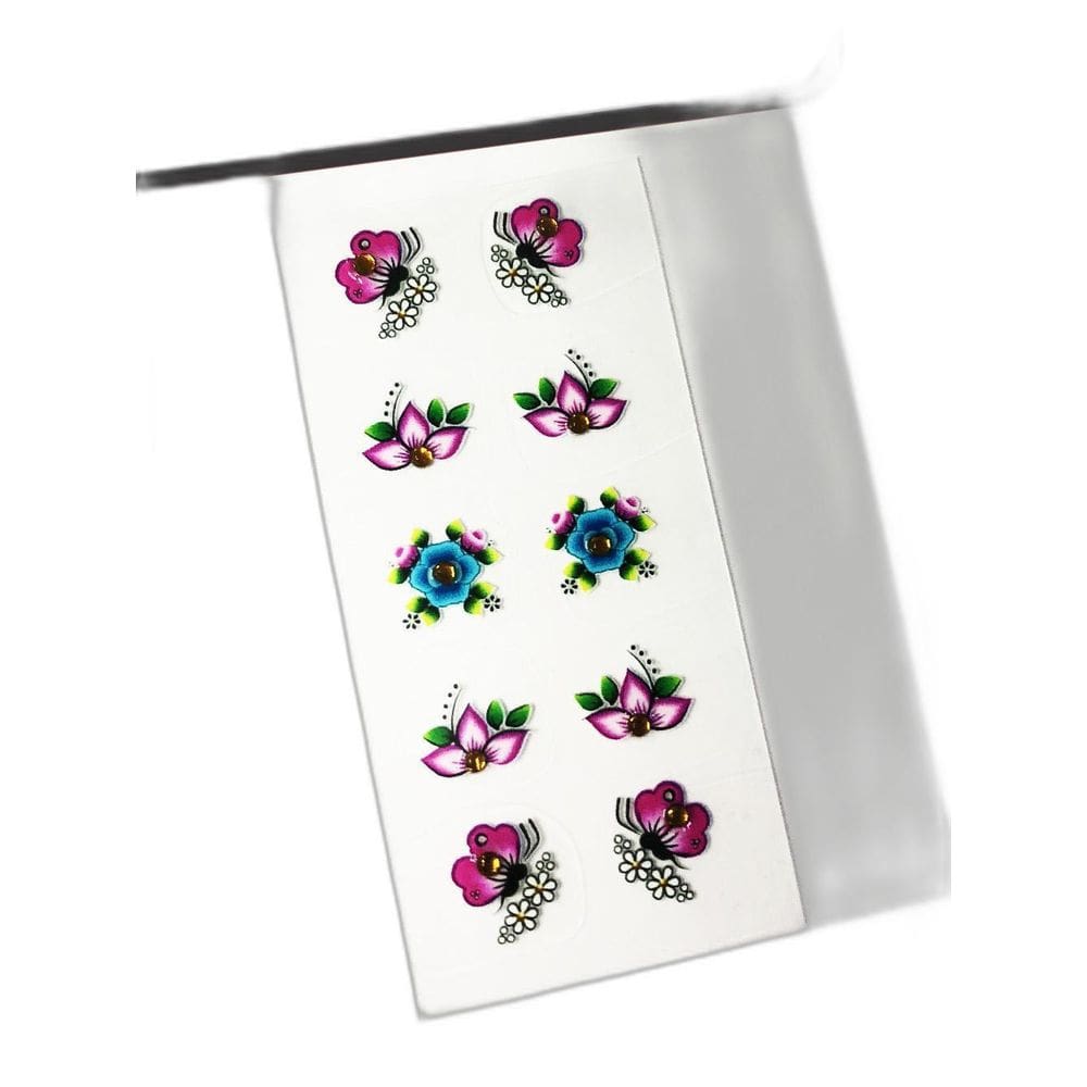 Kit 50 Adesivos De Unha 3D, Arte Sedução.