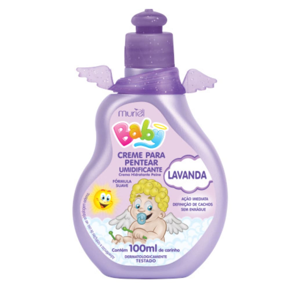 Creme Pentear Muriel Baby Lavanda 100ml