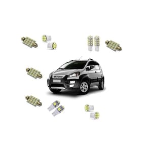 Kit Lâmpada Led Fiat Idea Adventure 2011-2016 BLUE LION