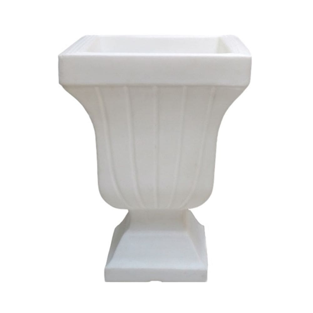 Vaso de Planta Estilo Taça Branco 60x42cm