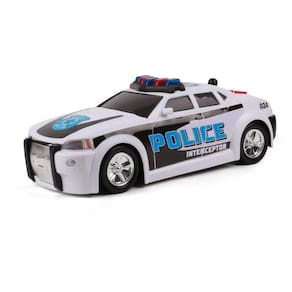 Carro de polícia de brinquedo Mighty Fleet Mighty Motorized Police Cruiser