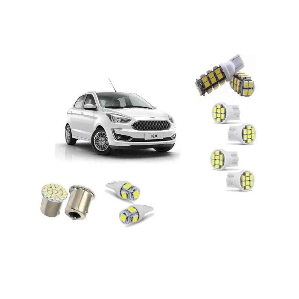 Kit Lâmpadas Led Ford Ka 2014 2015 2016 2017 2018 2019