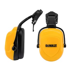 Protetor de ouvido DEWALT DPG660 amarelo com fones de ouvido pretos Dielectric NRR 25