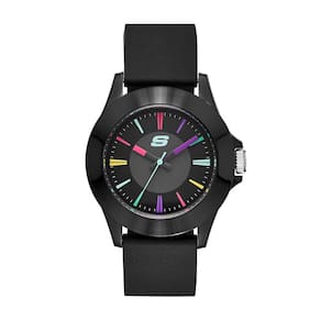 Relógio Skechers Rosencrans SR6079, estojo feminino preto de 40 mm