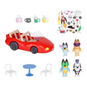 Veículo de brinquedo Bluey Escape conversível com 4 bonecos e acessórios