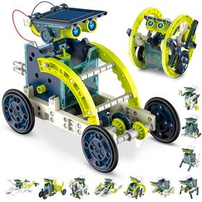 Kit de robô solar STEM Hot Bee 12 em 1 para crianças de 8 a 12 anos