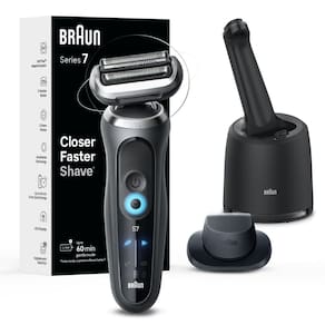 Barbeador elétrico Braun Series 7 7171cc para homens molhados e secos