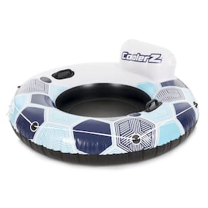 Flutuador de piscina inflável Bestway CoolerZ Rapid Rider 53 azul