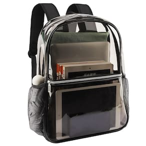 Mochila Neurora Clear Heavy Duty TPU transparente preta