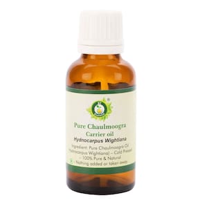 Óleo Transportador RV Essencial Chaulmoogra 100% Natural e Puro 30ml