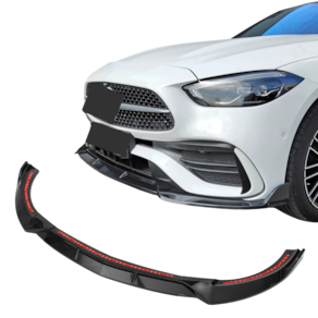 Spoiler Aerofólio frontal Mercedes Classe C W206 Black Piano