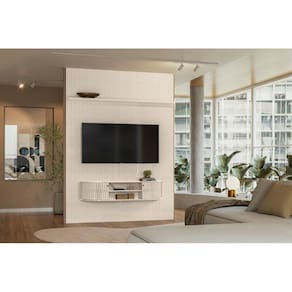 Home Suspenso New Monte Carlo Para TV até 65 Polegadas - Calacata e Off White - Madetec