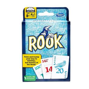 Jogo de cartas Hasbro Gaming Rook com regras para iniciantes