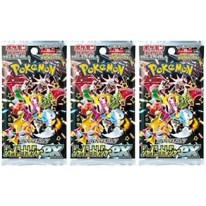 (3 pacotes) Jogo de cartas Pokémon Japanese High Class Shiny Treasure Sv4a Booster Pack