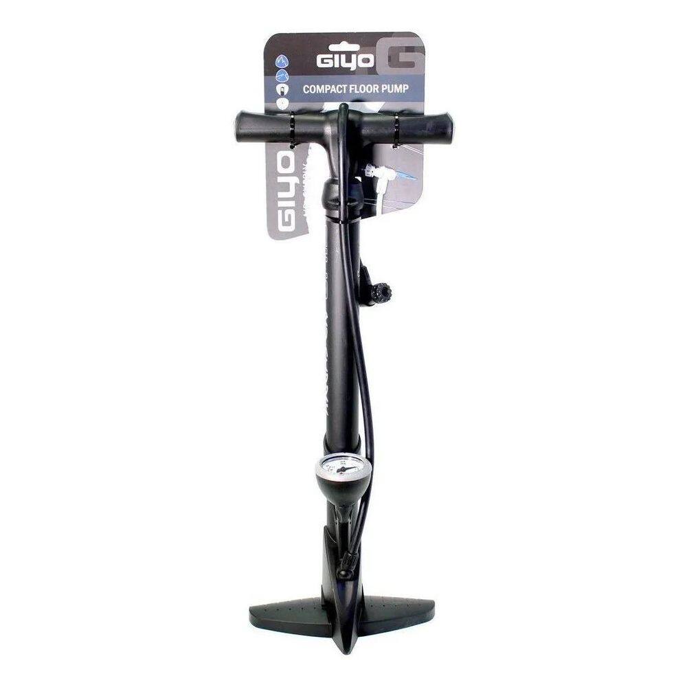 Bomba De Pé Ar 160Psi Giyo Gf-43P Bike Com Manômetro