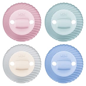 Chupeta e mordedor NUK Comfy Duet 100% silicone 0-12m