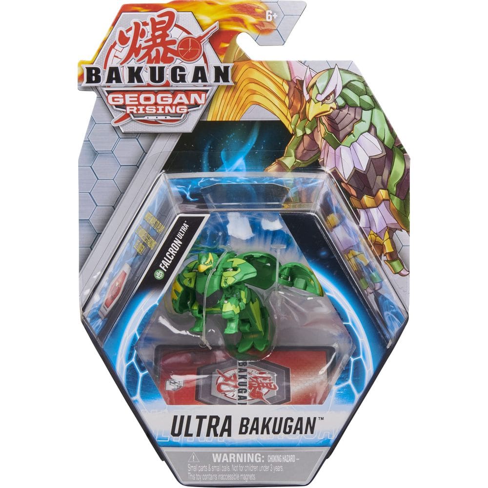 Boneco de ação Bakugan Ultra Falcron Geogan Rising 8cm