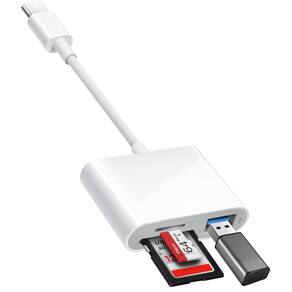 Leitor de cartão SD BNMXtek USB-C para SD/SDHC/SDXC microSD
