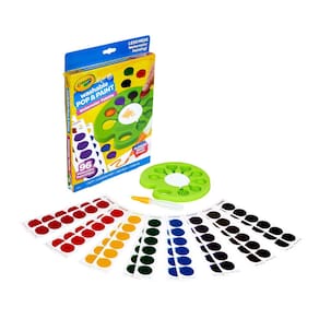 Conjunto de pintura em aquarela Crayola Pop & Paint Palette Kids Gift