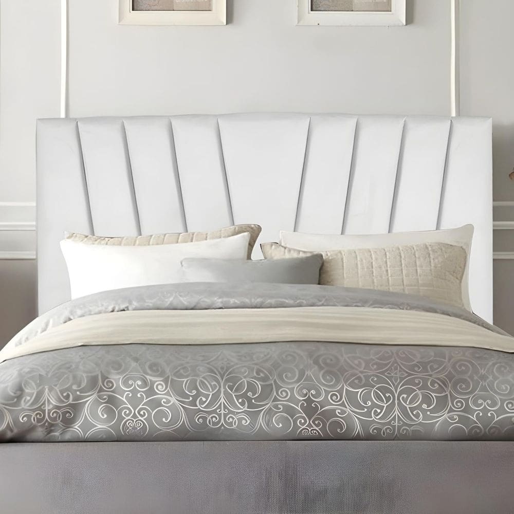 Cabeceira Solteiro Cama Box Estofada 100 cm Antonella Suede