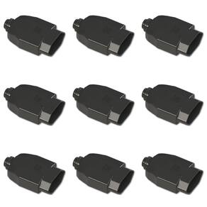 Kit Plugue Fêmea 2P+T 10A 250Vca Preto 50 peças