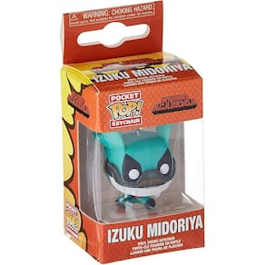Chaveiro Funko Pop! Animação My Hero Academia Deku com capacete