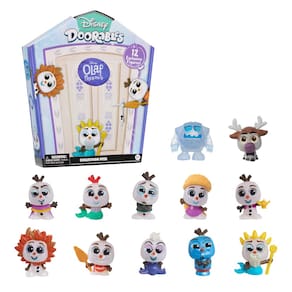 Coleção Toy Disney Doorables Olaf Presents com 12 bonecos