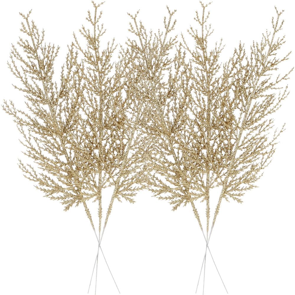 Enfeites de árvore de Natal Sea Team Glitter Pine Twig 14 cm