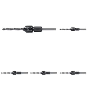 Conjunto de brocas e escareadores DEWALT DW2712 No.10 (pacote com 5)