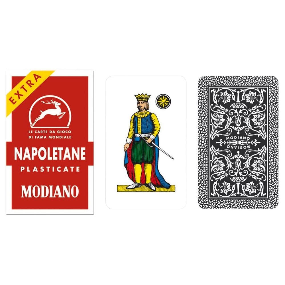 Cartões de baralho Modiano Napoletane 97/25 Regional Italian