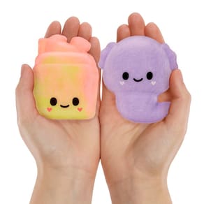 Brinquedo de pelúcia Fluffie Stuffiez Shake & Axolotl Minis com bolsa 4+