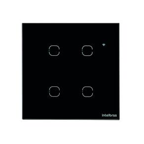 Interruptor SMART WI-FI Touch 4 Teclas Preto EWS 1004 4850028