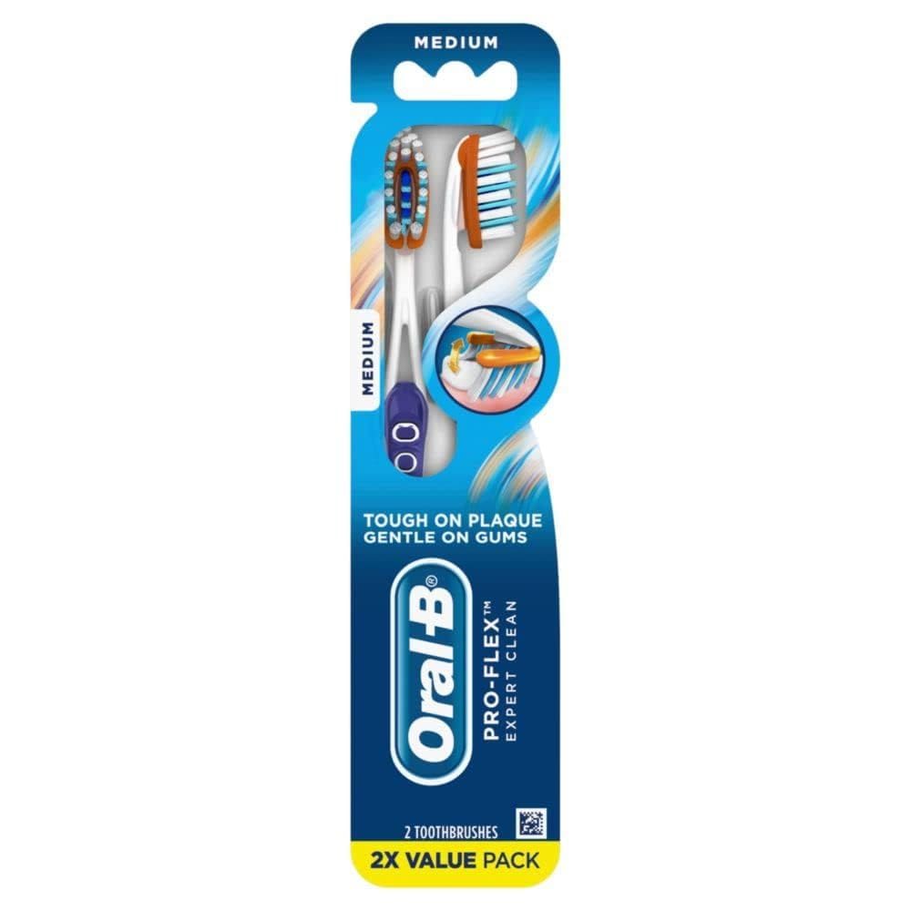 Escova de dentes Oral-B Pro-Health Expert Clean Medium 2 unidades