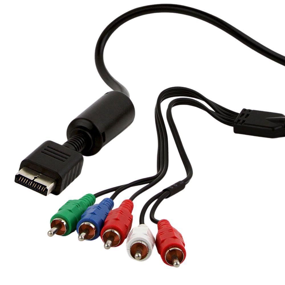 Cabo Vídeo Componente Ps2 Ps3 1080P 1.8M Melhore A Imagem Tv