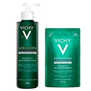Kit 1X Normaderm Phytosolution Vichy Gel Intensivo de Limpeza Profunda Fa + 1X Normaderm Phytosolution Vichy Gel Intensivo de Limpeza Profunda